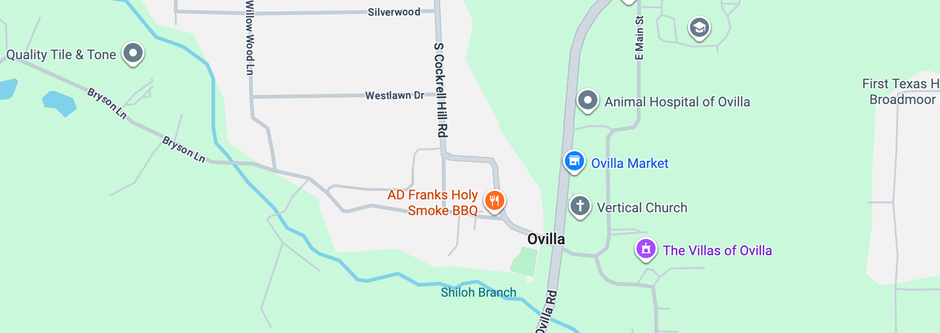 Ovilla Texas Historical Society Map